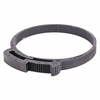 GRAINGER APPROVED Hose Clamp Black 0.358 W PK10, 56LW52