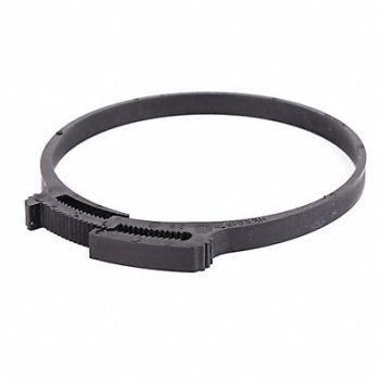 GRAINGER APPROVED Hose Clamp Black 0.335 W PK10, 56LW56