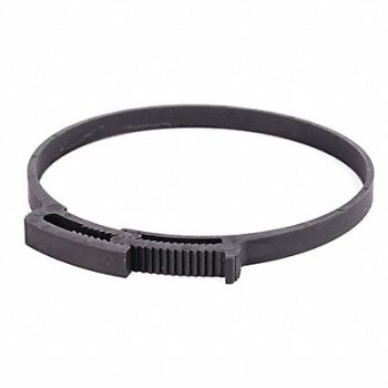 GRAINGER APPROVED Hose Clamp Black 0.374 W PK10, 56LW59