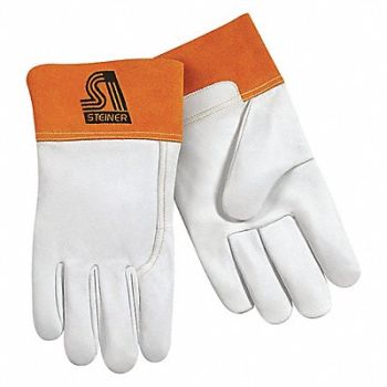 STEINER INDUSTRIES Welding Gloves TIG Application Beige PR, 56LX88