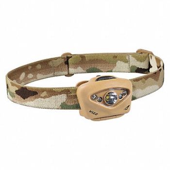PRINCETON TEC Tactical Headlamp Plastic Tan 420lm, 56MD41