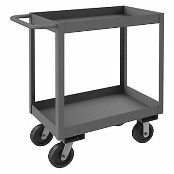 DURHAM MFG Cart Gray with 6 x 2 Phenolic Casters, 56MW89