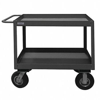 DURHAM MFG Cart Gray with 8 x2 Pneumatic Casters, 56MW90
