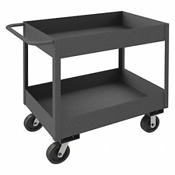 DURHAM MFG Cart Gray with 6 x 2 Phenolic Casters, 56MW92