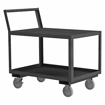 DURHAM MFG Truck Gray 2 Shelves with Side Brakes, 56MX10