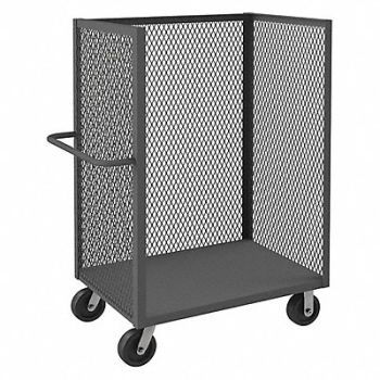 DURHAM MFG Truck 3-Sided w/ 6 x2 Phenolic Casters, 56MX18