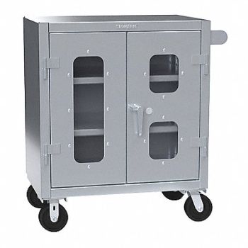 STRONG HOLD Strg Cab 36 x36 x24 DrkGry 2Shlv, 56MX52