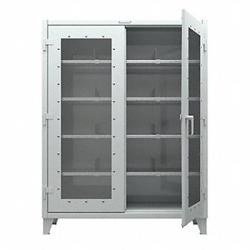STRONG HOLD Strg Cab 72 x60 x24 DrkGry 4Shlv, 56MX58