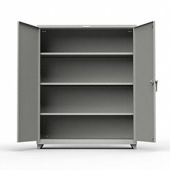 STRONG HOLD Strg Cab 72 x60 x24 MdmGry 3Shlv, 56MX61