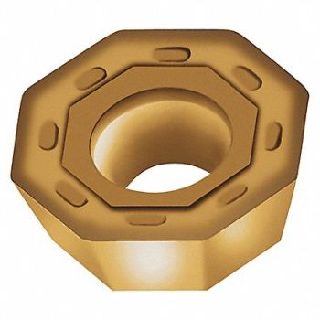 WALTER Octagon Insert w/Hole, 56RR43