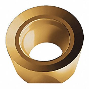 WALTER Round Positive Insert w/Hole, 56RR96
