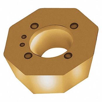WALTER Octagon Insert w/Hole, 56RR47
