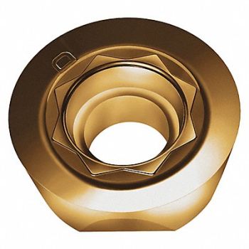 WALTER Round Positive Insert w/Hole, 56RR81