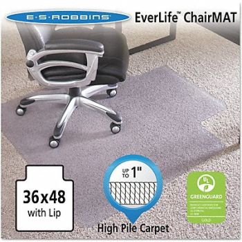 ES ROBBINS Chairmat 36 x48 w/Lip Deluxe, 56XE15