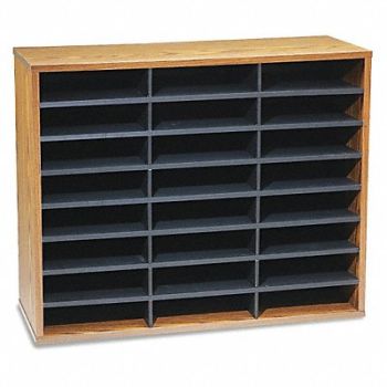FELLOWES Lit Organizer 24 Sec 29x11-7/8x23-7/16, 56XF02