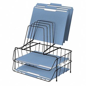 FELLOWES Wire 2-Tray File 8 Comp 13 7/8x10 1/8x14, 56XG57