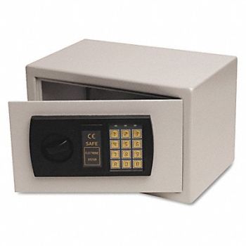 GARY BY FIREKING Personal Safe 12-1/4x7-3/4x7-3/4 Gray, 56XH86
