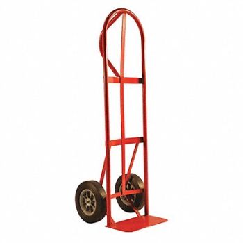 MILWAUKEE HAND TRUCKS P-Handle Truck with 10 Solid Tires, 56YK59