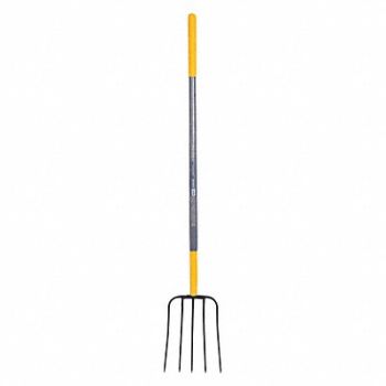 TRUE TEMPER Forged Manure Fork 5 Tines, 56YK94