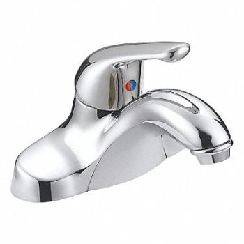AQUA PLUMB Bathroom Faucet Popup Swan Chrome, 56YN16
