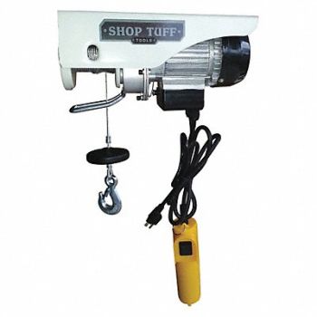 SHOP TUFF Electric Cable Hoist 220-440 lb., 56YP09