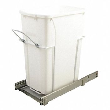 REAL SOLUTIONS Pull Out Trash Can 8-3/8 x17-5/16, 56YP69
