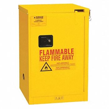 DURHAM MFG Safety Cabinet Self Close 4 gal., 56YW50
