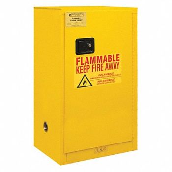 DURHAM MFG Safety Cabinet Manual Close 16 gal., 56YW64