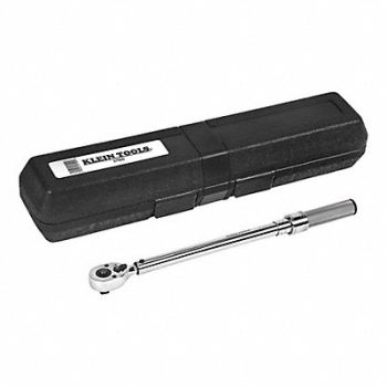 KLEIN TOOLS Torque Wrench 3/8 SQ Drive 14 L, 806Z67