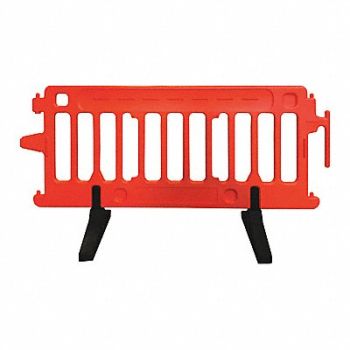 PLASTICADE Crowd Control Barricade 6 ft HD Org, 575P61