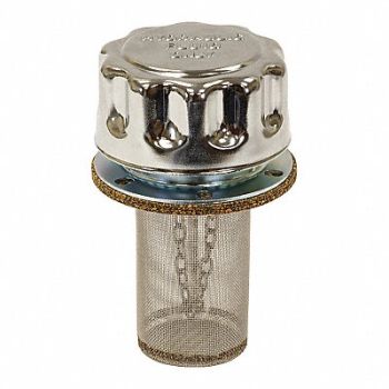 BUYERS PRODUCTS Cap Assy Breather Chrome Filler-Strainer, 575R43