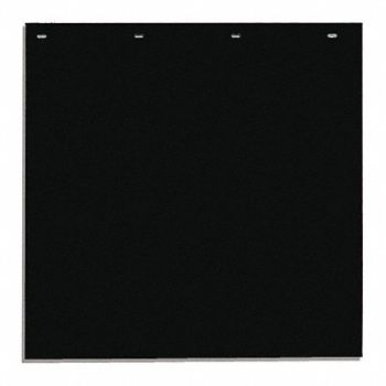 BUYERS PRODUCTS Mudflap Black Polymer 24 x 24 PK2, 575T54
