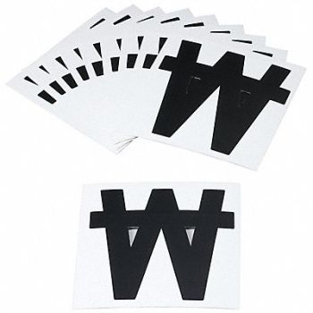 BRADY Numbers and Letters Labels PK 10, 800P05
