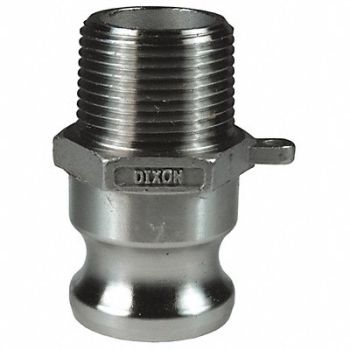 DIXON VALVE COUPLING Cam and Groove SS Adapter x MNPT 4, 58CX78