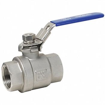 DIXON VALVE COUPLING SS Ball Valve Full Port LocKing 1-1/2, 58CU84