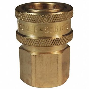 DIXON VALVE COUPLING E-Series Female NPT 3/4 Plug 3/4 BR, 58CM81