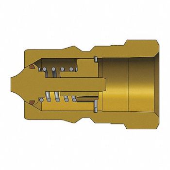 DIXON VALVE COUPLING HS-Series Female 1/2 Plug 1/2 BR, 58CN02