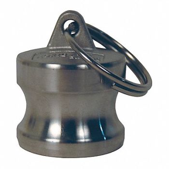 DIXON VALVE COUPLING Cam and Groove Dust Plug SS 3, 58CN48