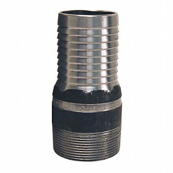 DIXON VALVE COUPLING King Nipple NPT Threaded Unplated ST 2, 58CN71