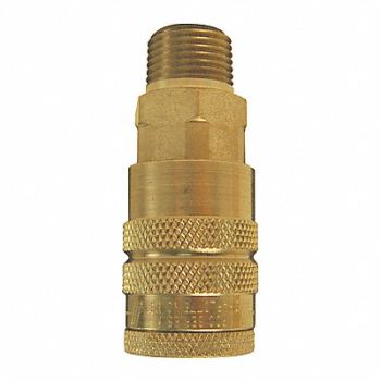 DIXON VALVE COUPLING AirChief Ind MNPT 1/4 Coupler 1/4 BR, 58CR88