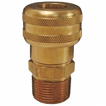 DIXON VALVE COUPLING AirChief Ind MNPT 3/8 Coupler 1/4 BR, 58CR89