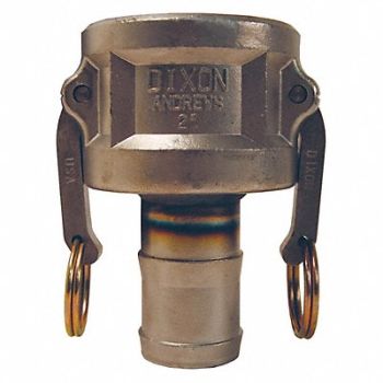 DIXON VALVE COUPLING Cam and Groove Coupling 1 1-1/2 SS, 55MF90