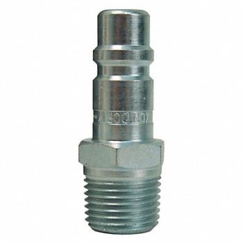 DIXON VALVE COUPLING Industrial Male Plug Steel 1/4 x3/8, 58CW06