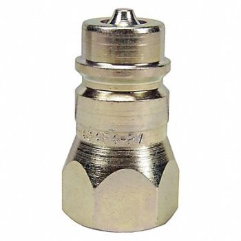 DIXON VALVE COUPLING Agricultural Poppet Plug 1/2 NPTF 1/2, 58CW53