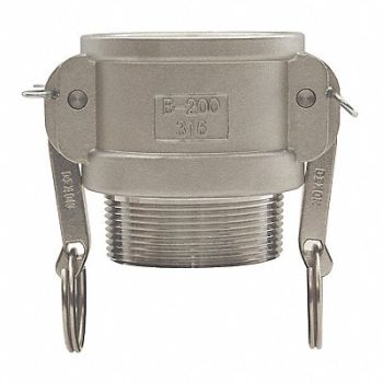 DIXON VALVE COUPLING Cam and Groove Coupler x MNPT 3/4 SS, 58CY14