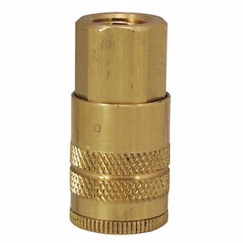 DIXON VALVE COUPLING AirChief Fem NPT 1/4 Coupler 1/4 BR, 58CZ15