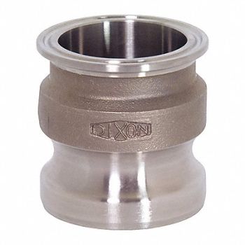 DIXON VALVE COUPLING Cam and Groove AdapterxClamp End SS 2, 58CZ57
