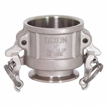 DIXON VALVE COUPLING Cam and Groove Coupling 1-1/2 316 SS, 55MH83