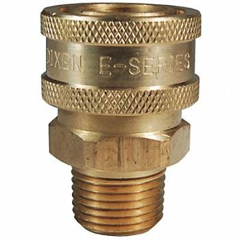 DIXON VALVE COUPLING E-Series MNPT 1/4 Coupler 1/4 BR, 58DE10
