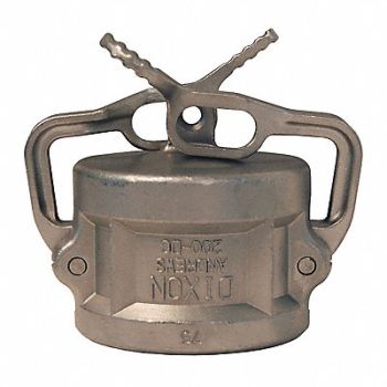 DIXON VALVE COUPLING Cam and Groove Lockable Dust Cap SS 3, 58DE97